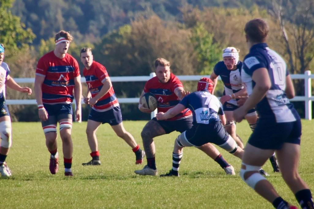 Ben Pass breaking through contact.