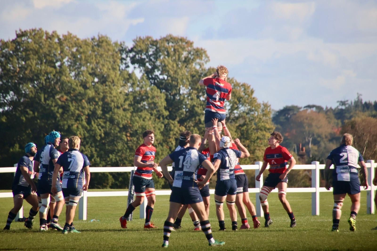 Aylesford Bulls successful lineout.