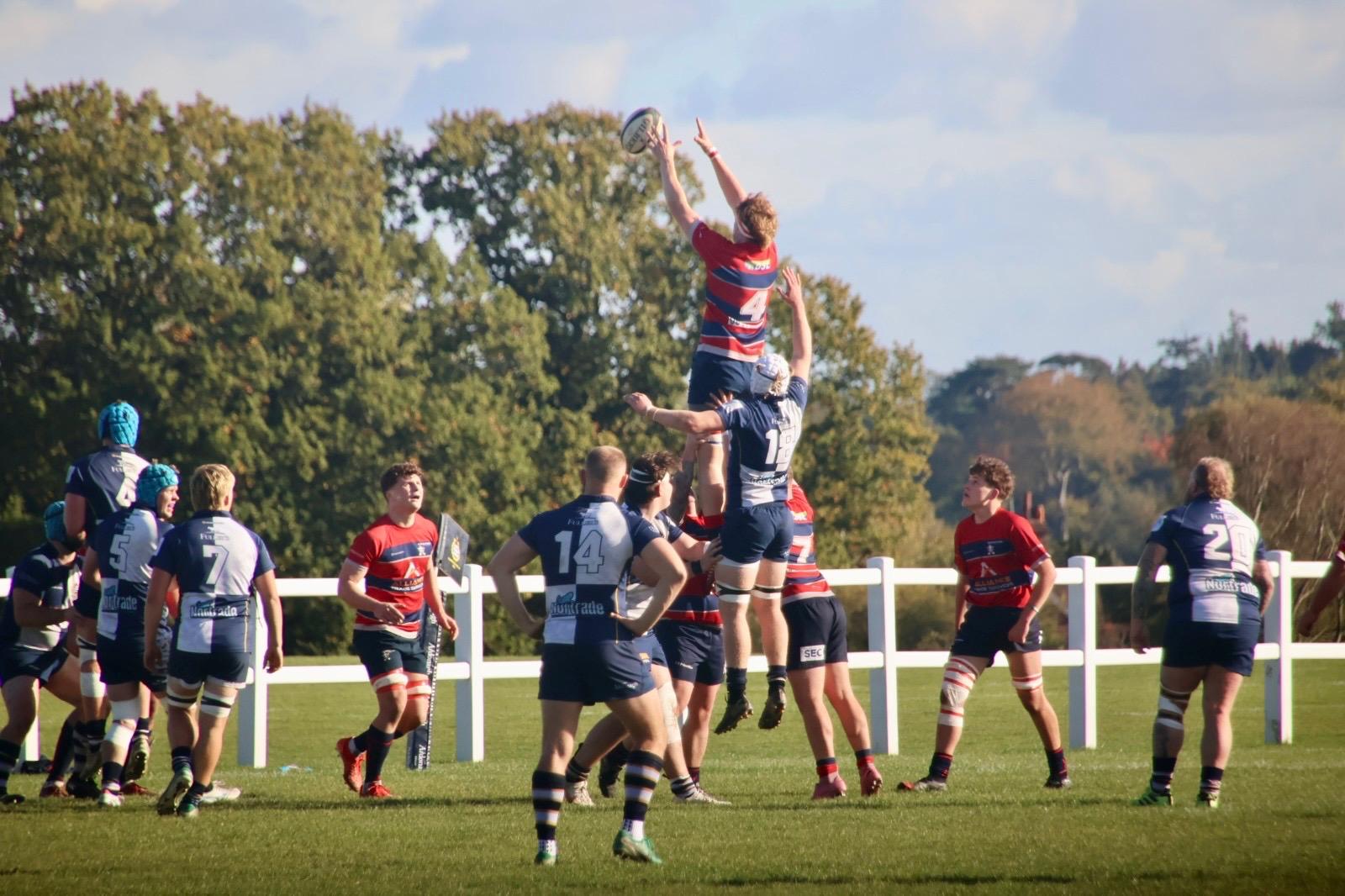 Aylesford Bulls lineout.